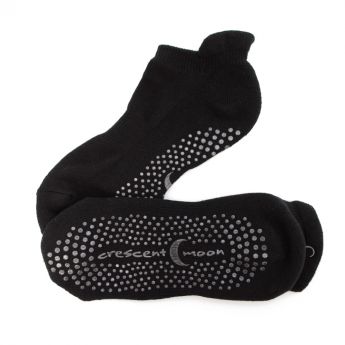 Pure Barre Charcoal and Black Sticky Socks